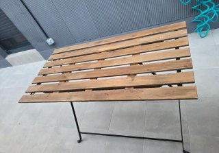 2 Mesas Jardín TÄRNÖ IKEA Madera y Metal