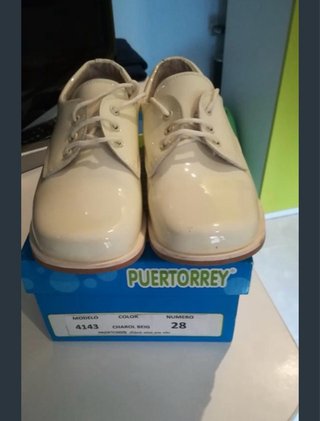 Zapatos comunión blancos PUERTORREY