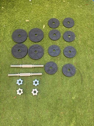 Kit Mancuernas Domyos 20 kg - 44 lb