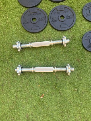 Kit Mancuernas Domyos 20 kg - 44 lb