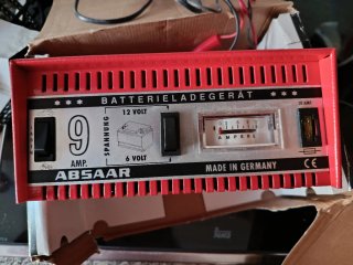Cargador Baterías ABSAAR 9A (6V/12V)