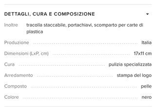 Custodia porta carte Off-White nera pelle