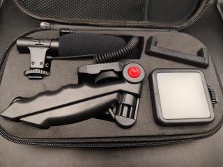 Kit Microfone Condensador c/ Braço Articulado