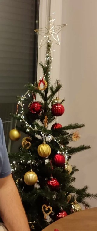 Árbol Navidad Ikea + Adornos + Luces