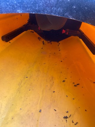 Kayak de mar y travesía amarillo con accesorios