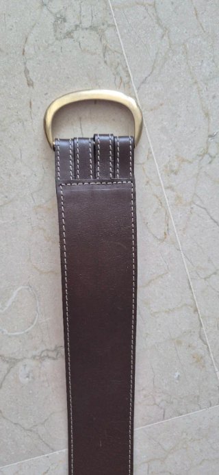 Cinturón ancho cuero diseño original