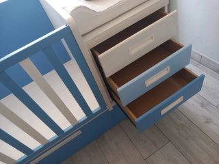 Cuna convertible en cama 90