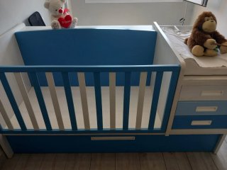 Cuna convertible en cama 90
