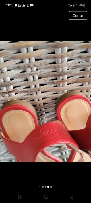 Sandalias Desigual Multicolor y Rojas