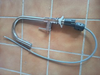 Grifo de cocina metal  y extensible