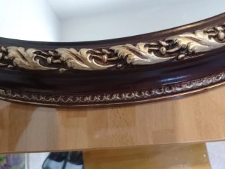 Espejo antiguo madera y dorado