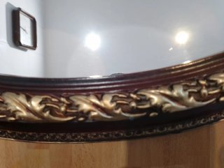 Espejo antiguo madera y dorado