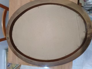 Espejo antiguo madera y dorado
