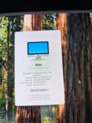 iMac finales 2019 impecable, i7 6 núcleos, 1TB SSD