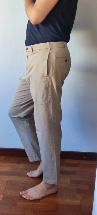 Pantalón chino Uniqlo beige