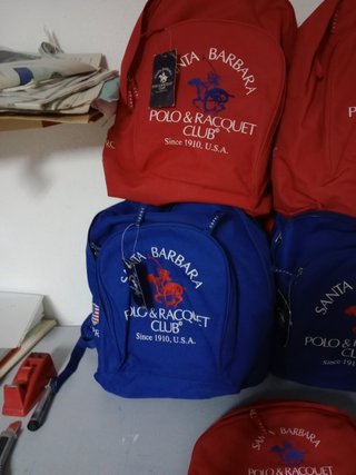 Mochila Santa Bárbara Polo Racquet Club nuevas
