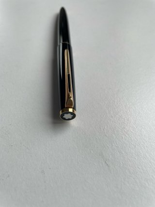 Bolígrafo Vintage Montblanc Negro y Dorado