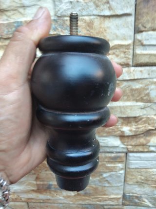 Pata torneada mueble armario madera maciza Vintage