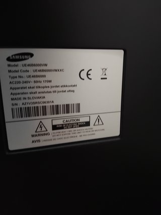 Samsung TV 46" Negra
