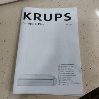 Envasadora al vacío KRUPS Vacupack plus