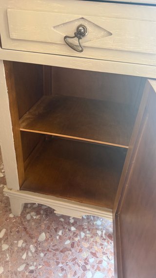Mueble auxiliar blanco mate 2 puertas
