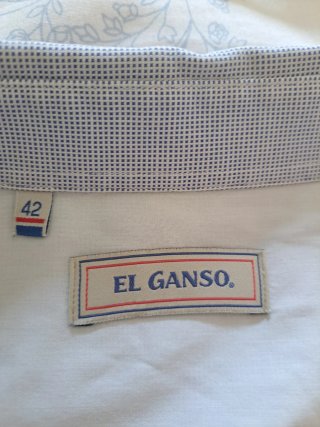 Camisa El Ganso Azul Talla L