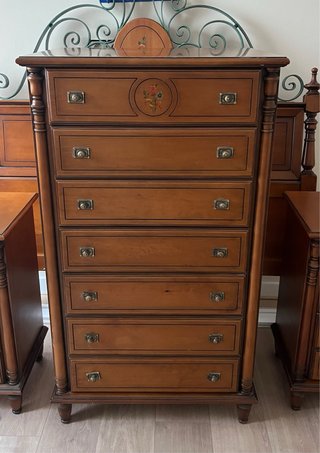 Juego Muebles Dormitorio: Cabecero, Cómoda y Mesit