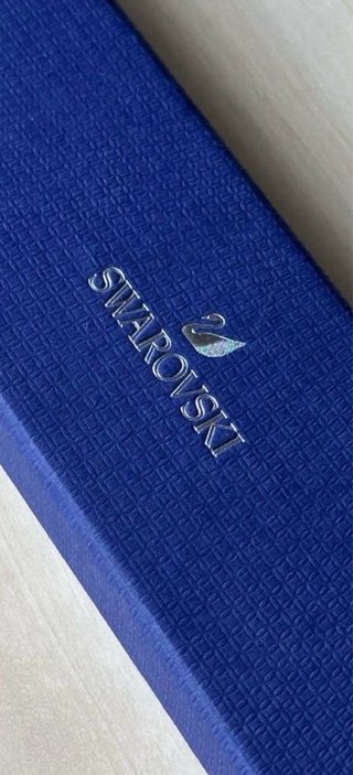Caja Original Swarovski Joya/Pulsera Azul. Nueva.
