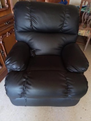 Sillón Relax Piel Sintética Negro