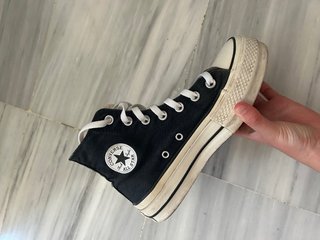 Botas Converse Negras Plataforma