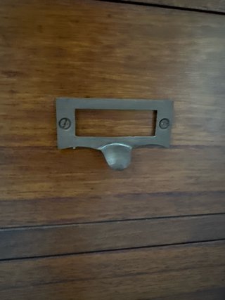 Mueble recibidor madera y cristal