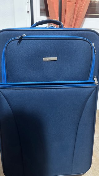 Maleta de viaje azul 15 kg