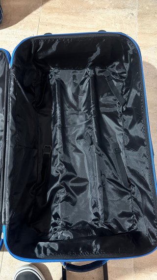 Maleta de viaje azul 15 kg