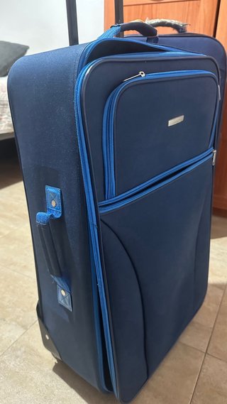 Maleta de viaje azul 15 kg