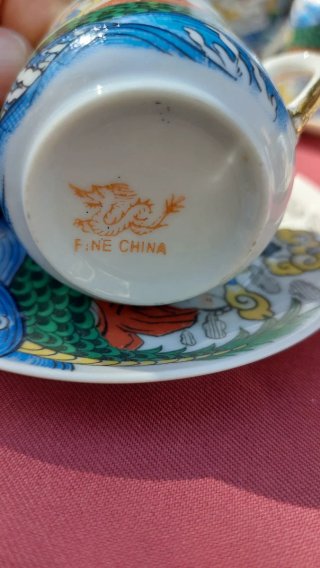 Servizio caffè orientale porcellana