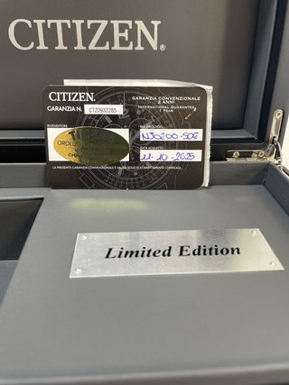 Citizen Tsuyosa Time-Slip Reloj Edición Limitada