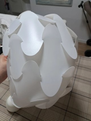 Lámpara colgante Ikea blanca