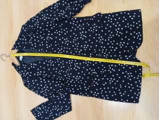 Americana Minueto estrellas negra Talla M