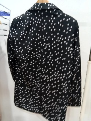 Americana Minueto estrellas negra Talla M