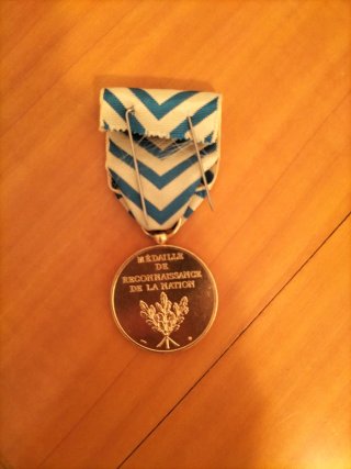 Medalla de Reconocimiento de la Nación Francia