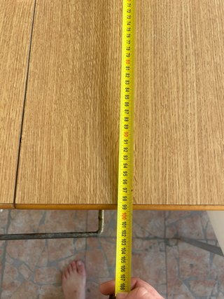 Mesa auxiliar de madera plegable