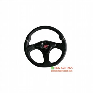 VOLANTE POLARIS NEGRO3 BRAZOS NEGROS Y CENTRO NEG