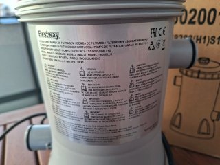 Depuradora Bestway Cartucho Gris