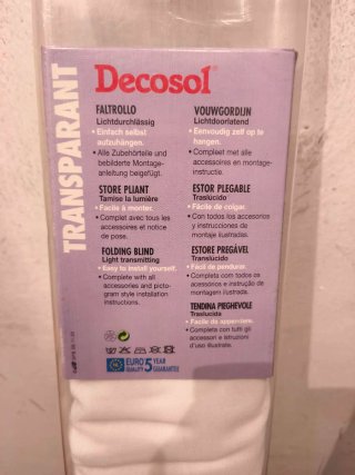 ESTOR ENROLLABLE Decosol blanco