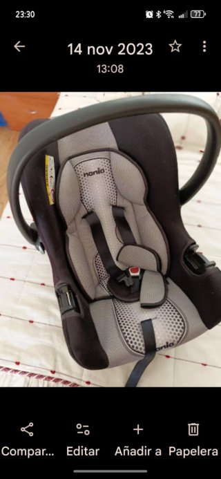 Silla de coche Grupo 0 Nania
