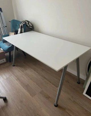 Mesa/escritorio con altura ajustable 160x80