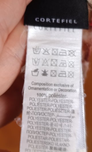 Maxi fular pañuelo Cortefiel floral burdeos Bueno