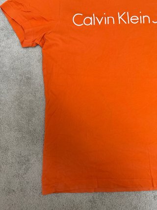 Camiseta Calvin Klein Jeans Naranja