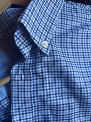Camisa cuadros Emidio Tucci. Talla 5
