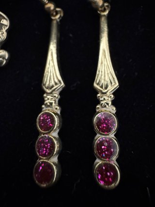Pendientes Vintage Latón Artesanales